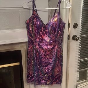 Size 8, Color is Purple